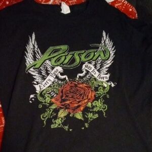Poison Black Graphic Tee - Short Sleeve
